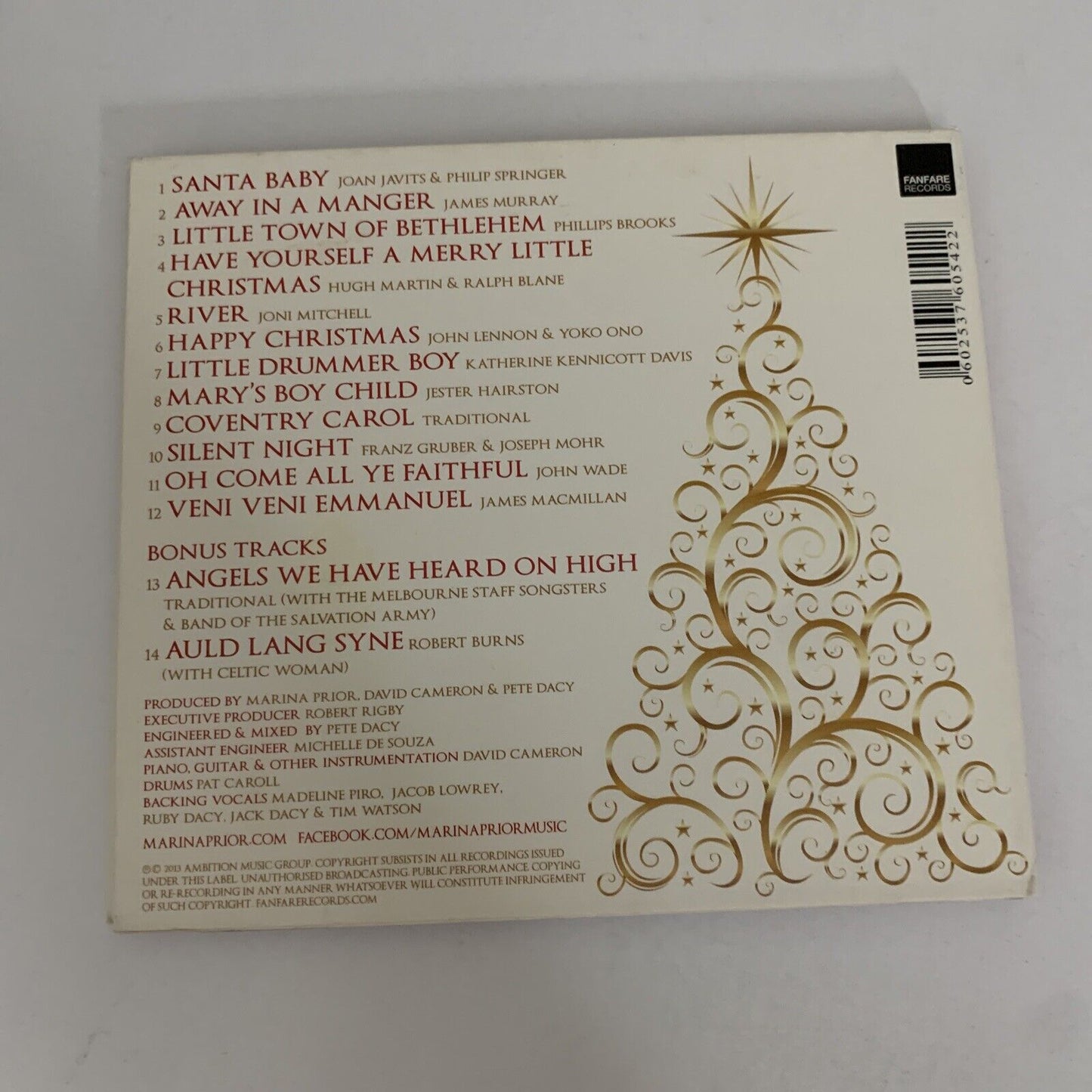 Candlelight Christmas by Marina Prior (CD, 2013) Album Digipak