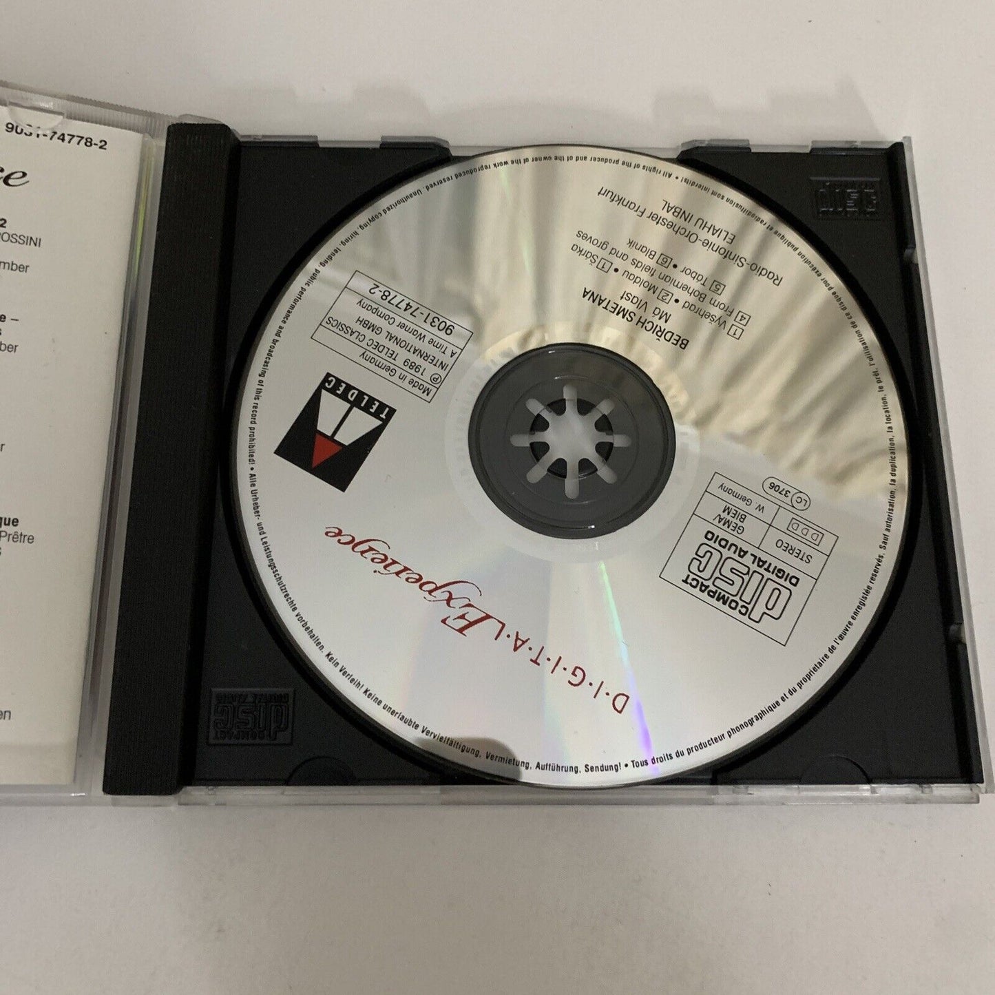 Smetana: Má Vlast by Eliahu Inbal (CD, 1991) Album