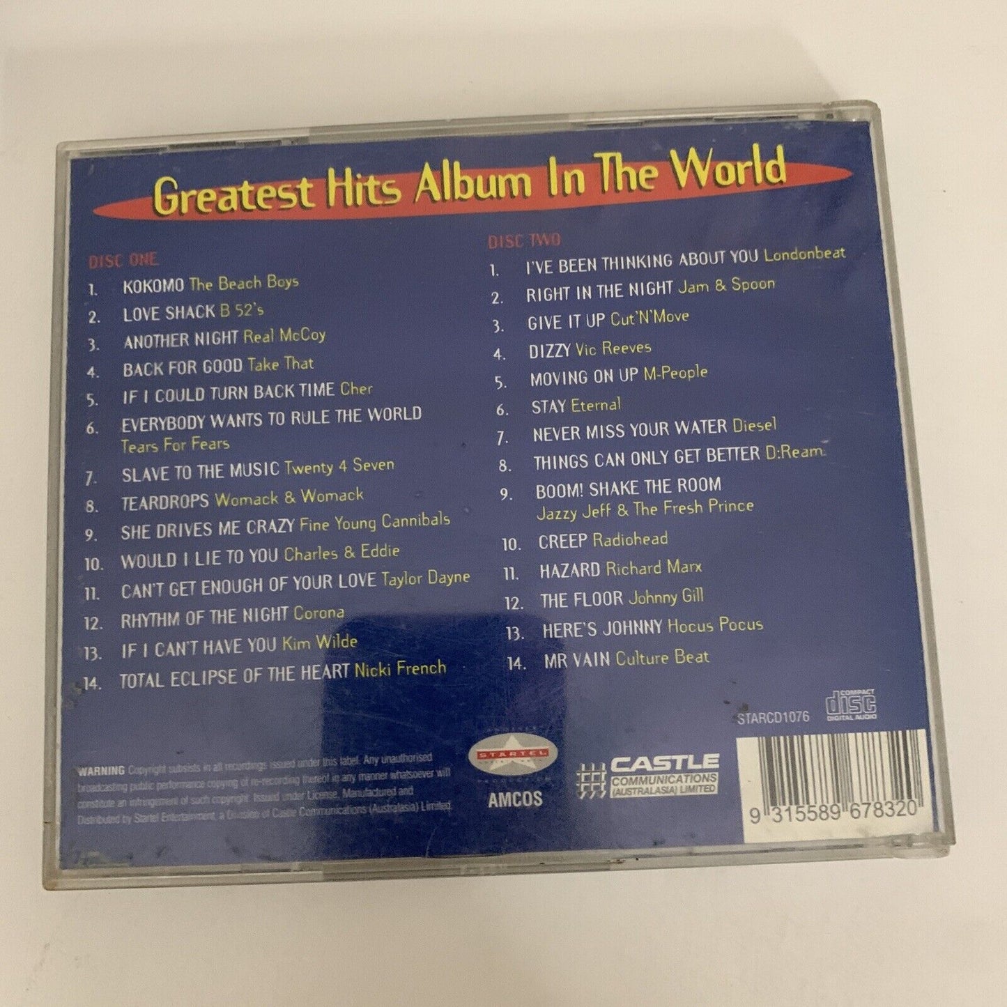Greatest Hits Album In The World (CD, 1996, 2-Disc) Album