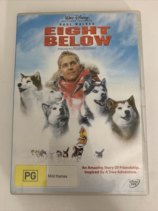 Eight Below (DVD, 2006) Paul Walker Disney Film  Region 4