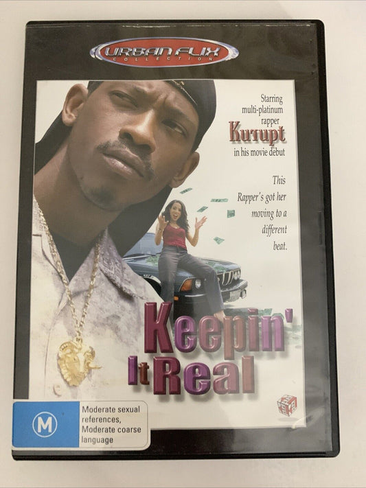 Keepin' It Real (DVD, 2001) Kurupt, Tommy 'tiny' Lister  All Regions