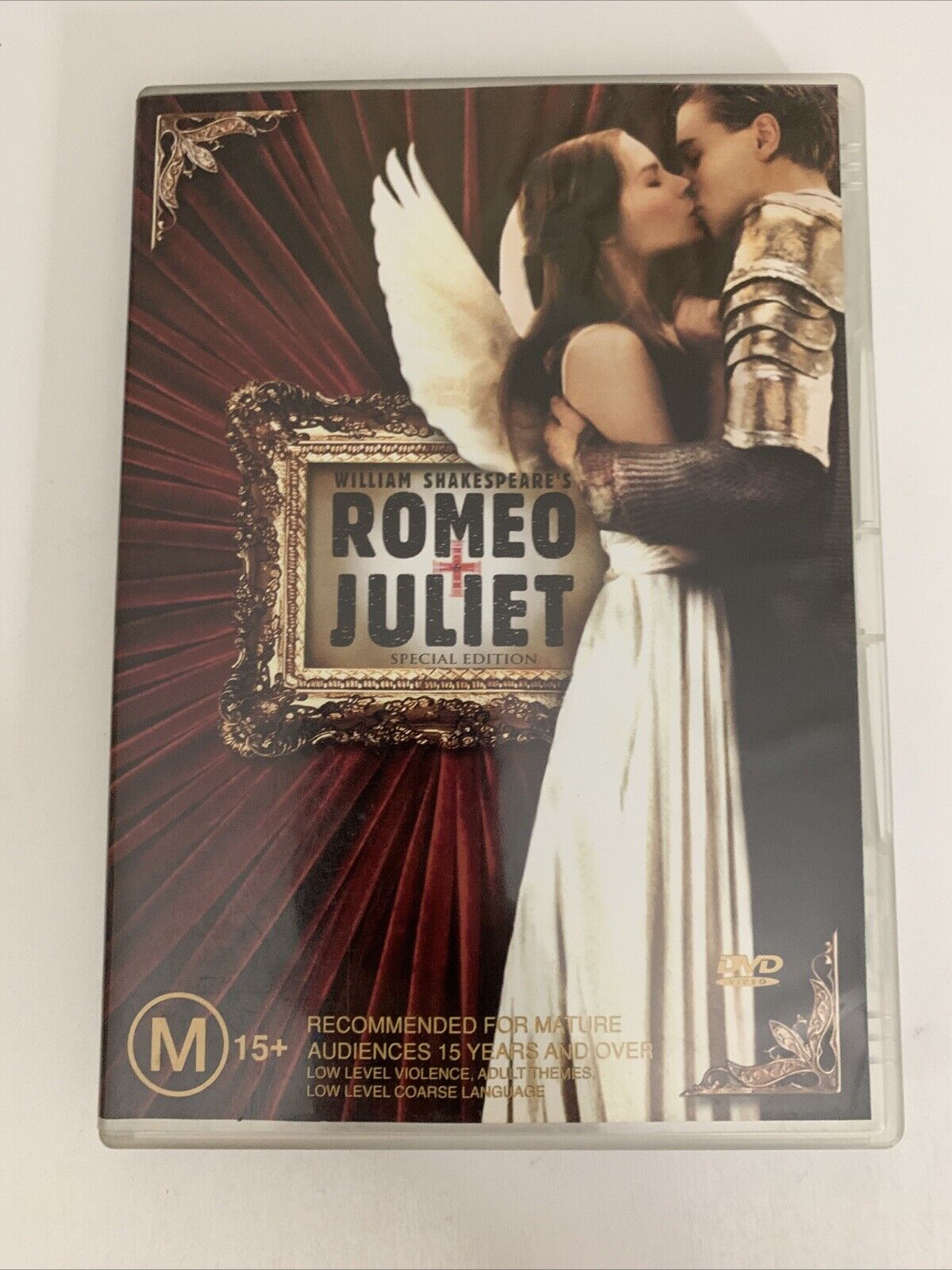 Romeo and Juliet (DVD, 1996) Leonardo DiCaprio, Claire Danes  Region 4