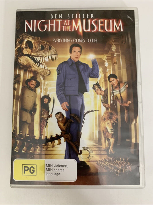Night At The Museum (DVD, 2006) Owen Wilson, Ben Stiller, Robin Williams Region