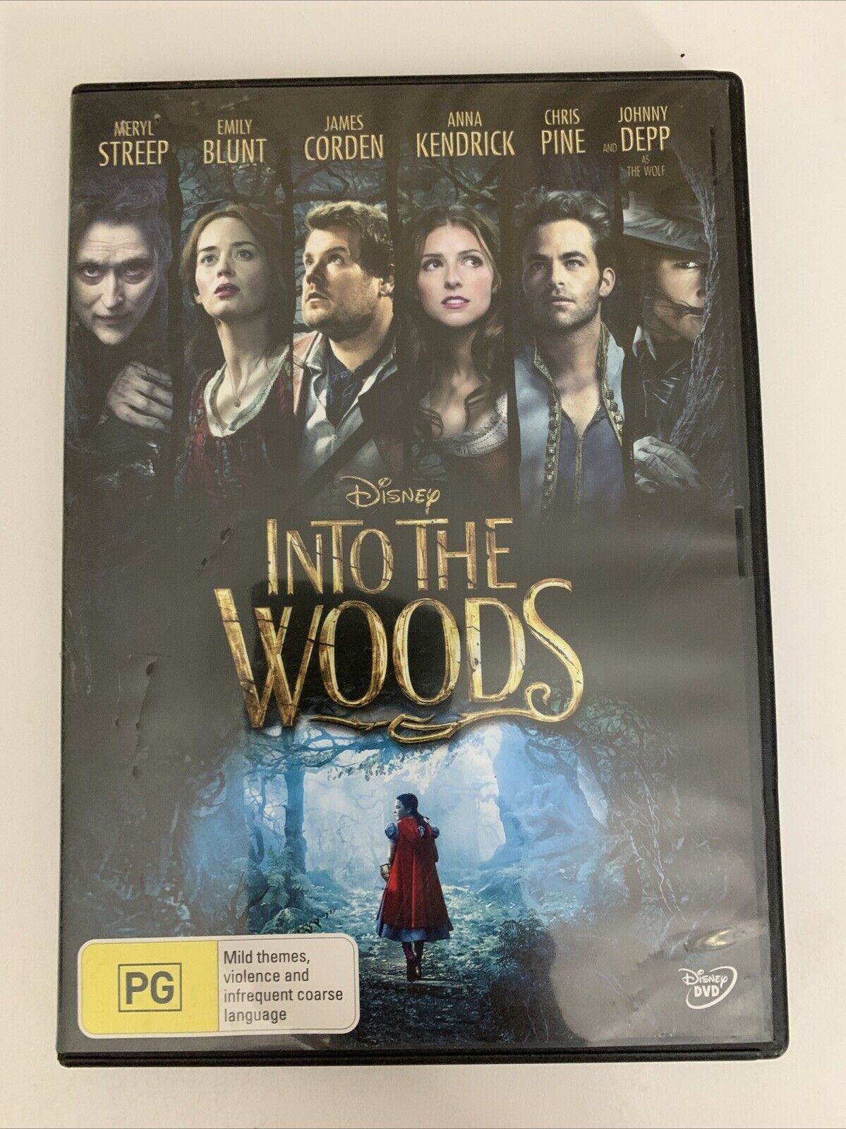 Into The Woods (DVD, 2014) Anna Kendrick, Meryl Streep Disney Film Region 4