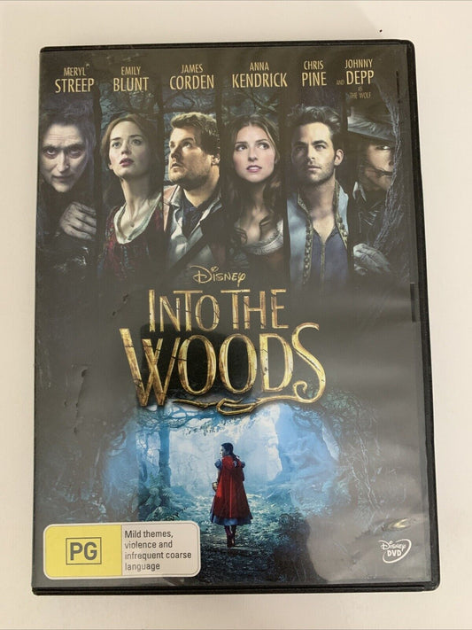 Into The Woods (DVD, 2014) Anna Kendrick, Meryl Streep Disney Film Region 4