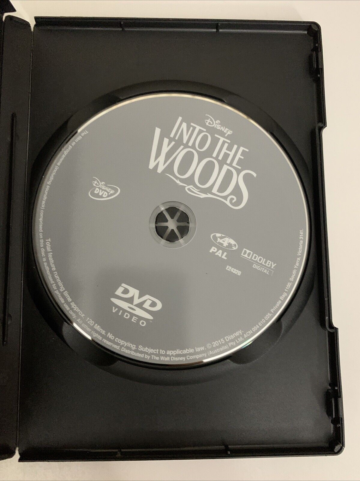 Into The Woods (DVD, 2014) Anna Kendrick, Meryl Streep Disney Film Region 4