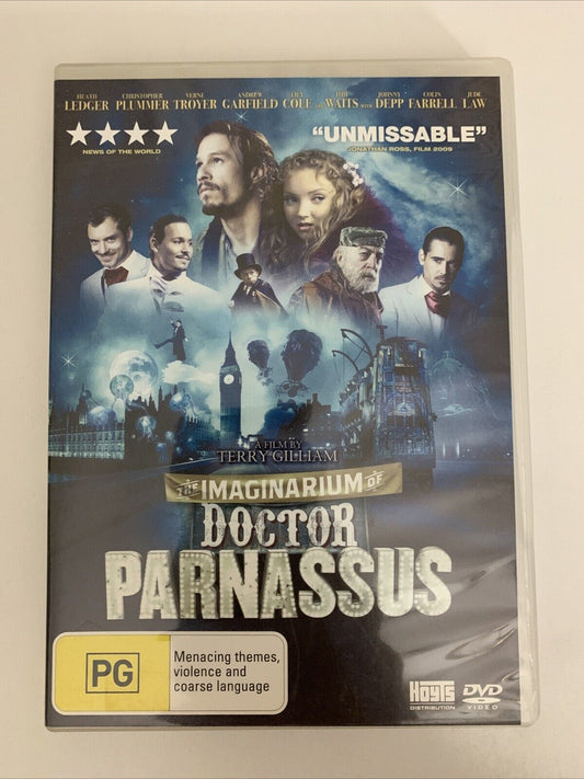 The Imaginarium of Doctor Parnassus (DVD, 2009) Heath Ledger  Region 4