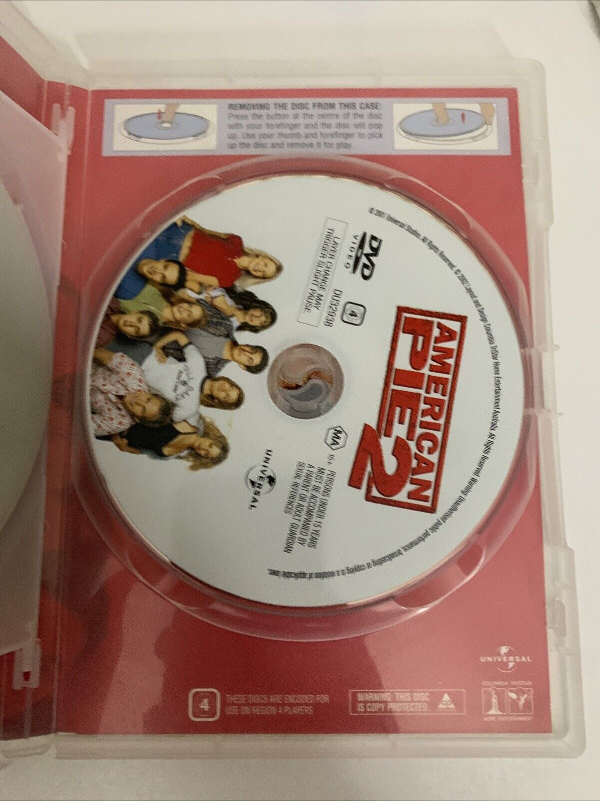 American Pie 1 and 2 Ultimate Collectors Pack (DVD, 2002) Region 4