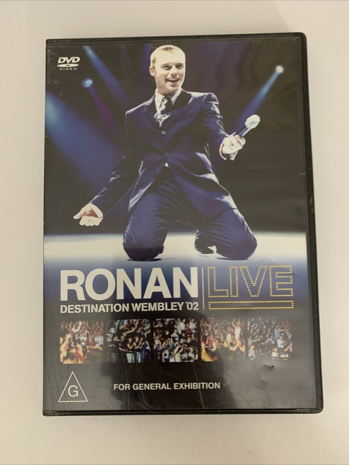Ronan Live Destination Wembley '02 (DVD, 2002) Ronan Keating Region 4 &2
