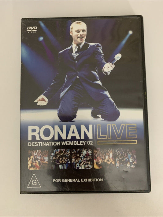 Ronan Live Destination Wembley '02 (DVD, 2002) Ronan Keating Region 4 &2