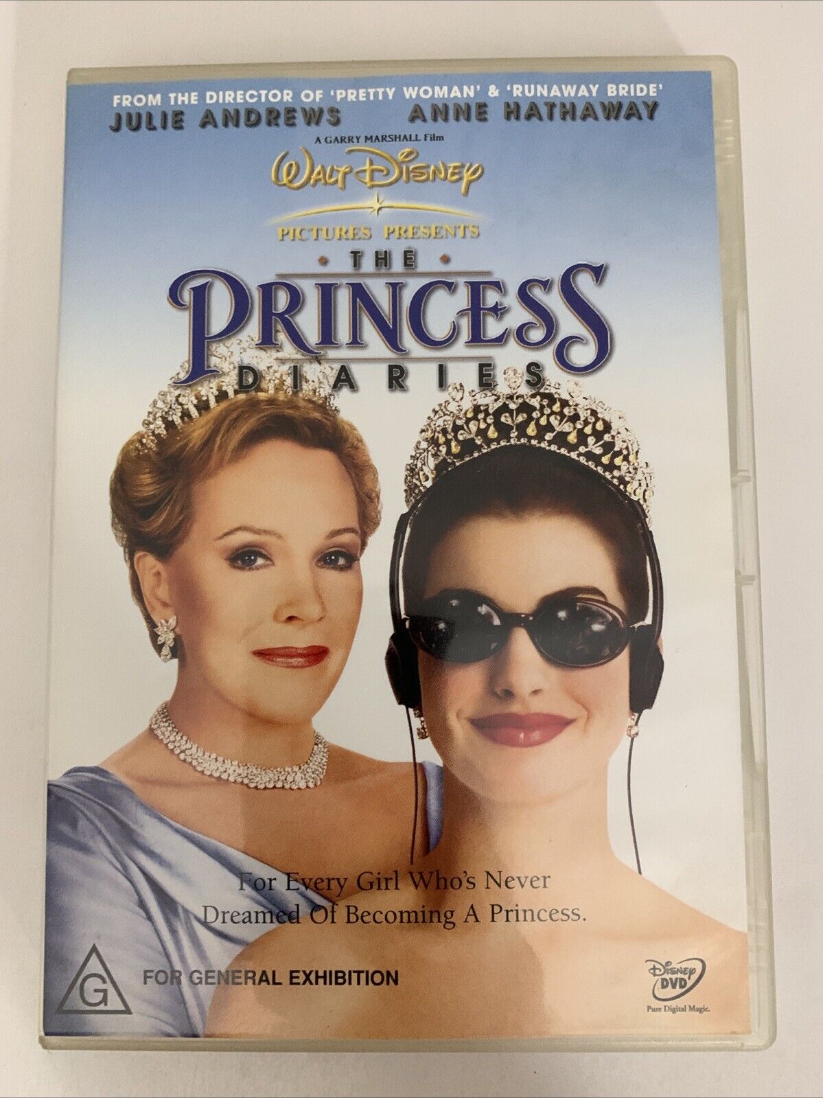 The Princess Diaries (DVD, 2001) Julie Andrews, Mandy Moore, Anne Hathaway Reg4