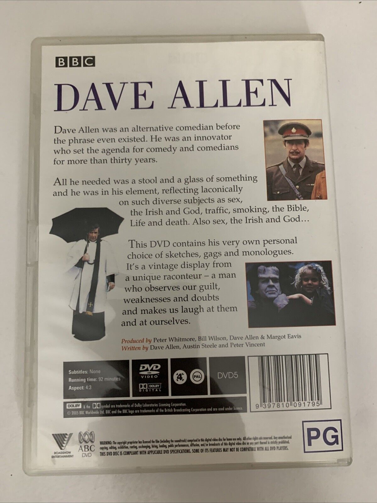 Dave Allen (DVD, 2004) BBC Comedy  Region 4