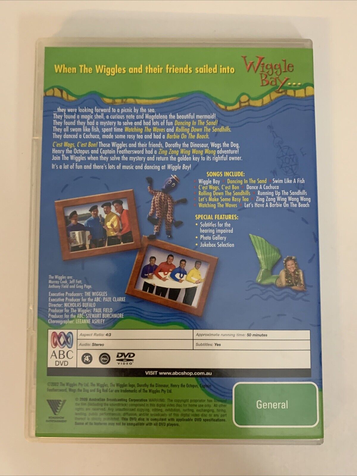 The Wiggles Wiggly Bay (DVD, 2002) ABC Kids  Region 4