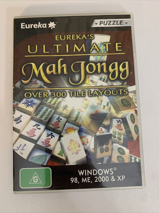 Eureka's Ultimate Mahjong Over 300 Tile Layouts  PC CD-ROM Windows Game