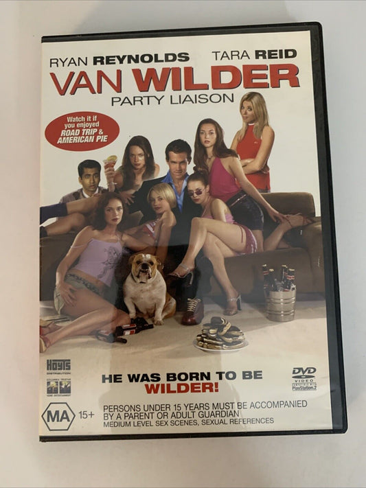 Van Wilder Party Liason (DVD, 2001) Ryan Reynolds,  Tara Reid Region 4