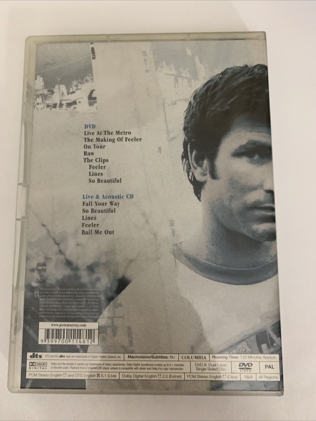Pete Murray Passing Time (DVD + CD, 2004) All Regions