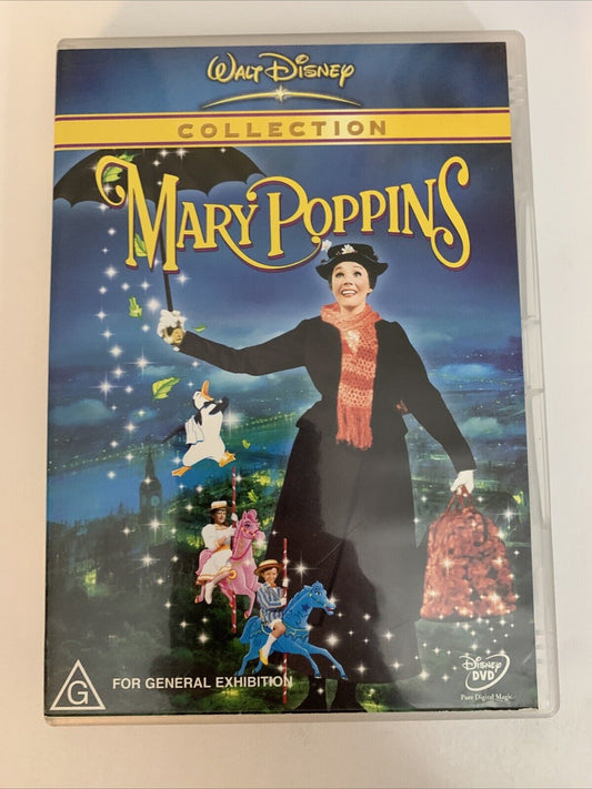 Mary Poppins (DVD, 1964) Walt Disney Film Julie Andrews  Region 4