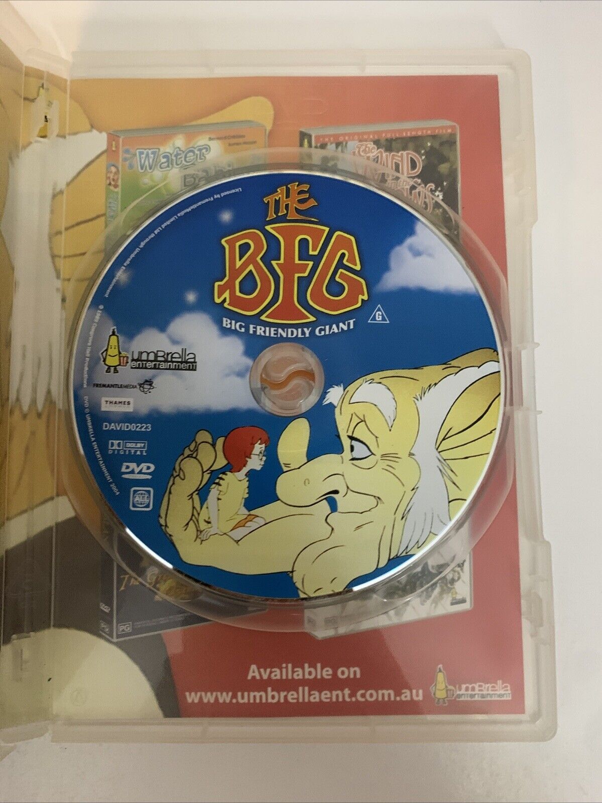 The BFG Big Friendly Giant (DVD, 1989) Animated Film All Regions