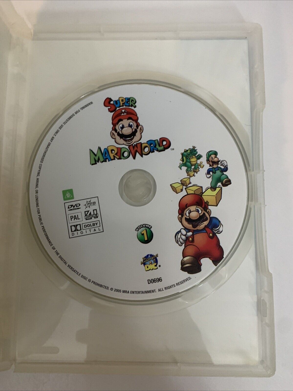 Super Mario World : Volume 1 (DVD, 1991)  Animation Region 4