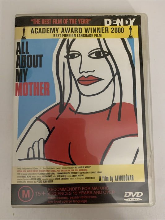 All About My Mother (DVD, 1999) Pedro Almodovar Film Penelope Cruz Region 4