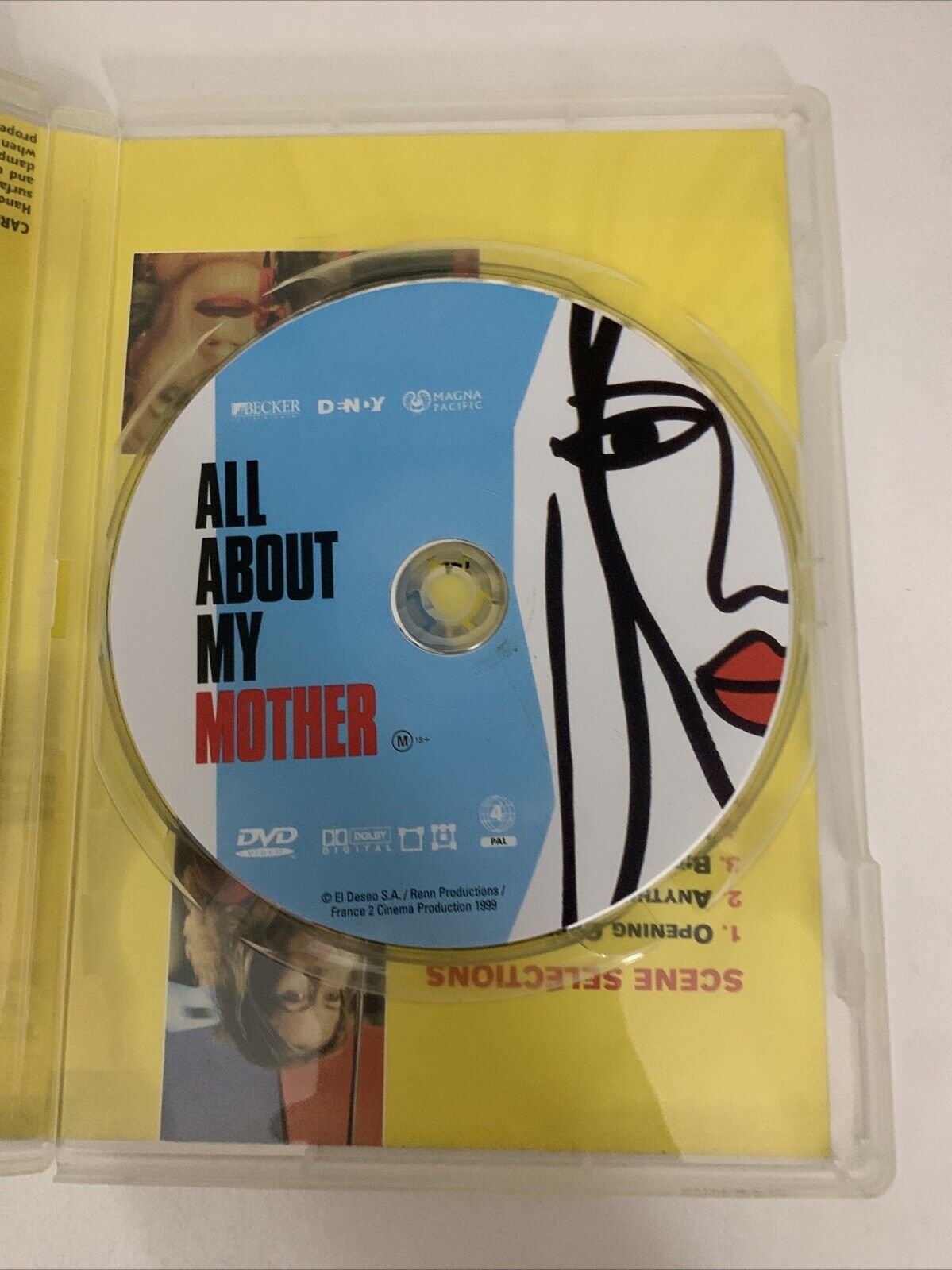 All About My Mother (DVD, 1999) Pedro Almodovar Film Penelope Cruz Region 4