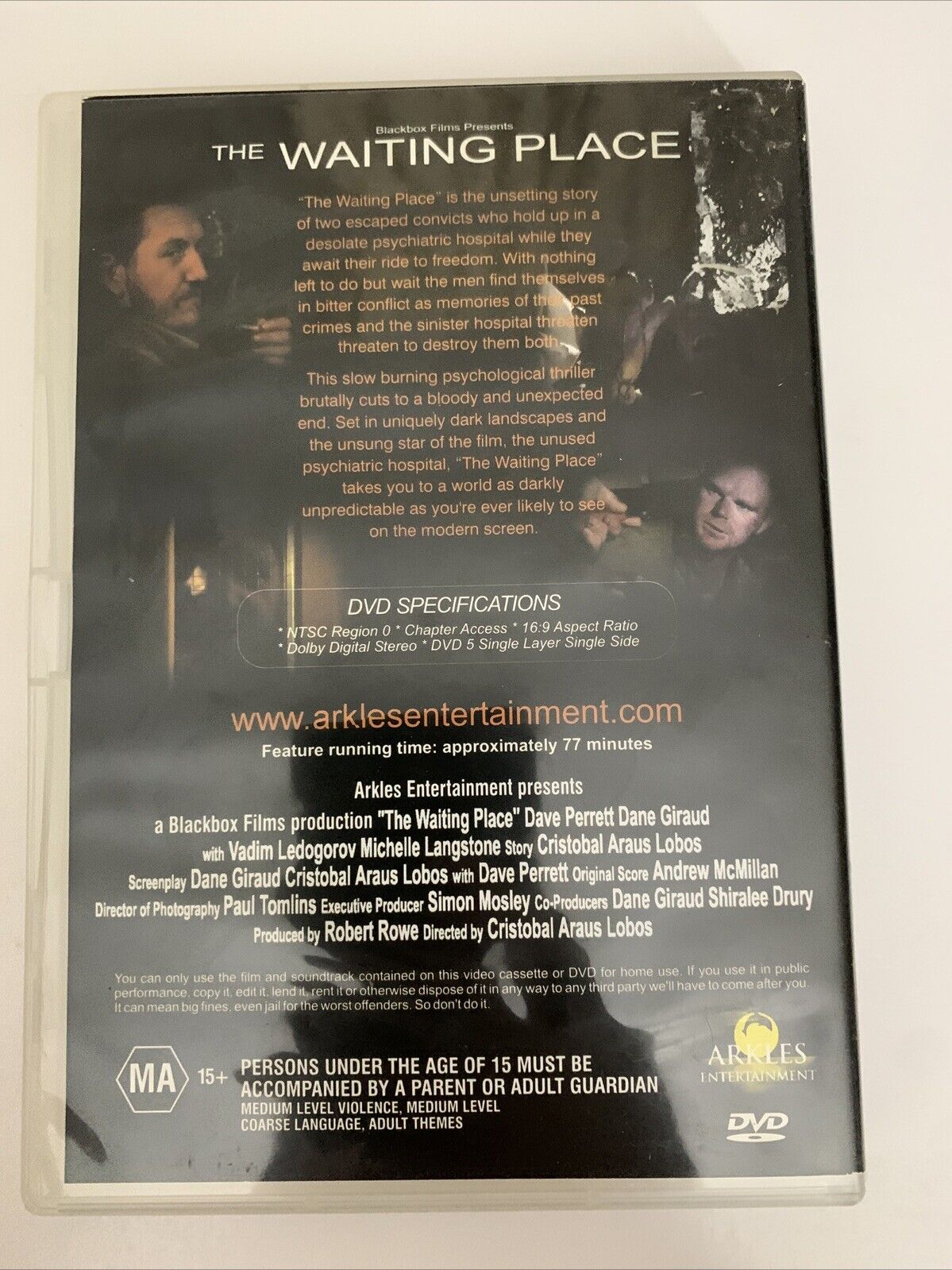 The Waiting Place (DVD, 2001) Kate Louise Elliott, Dane Giraud Region 4