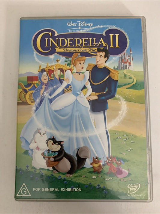 Cinderella II Dreams Come True (DVD, 2002) Disney Animation Region 4