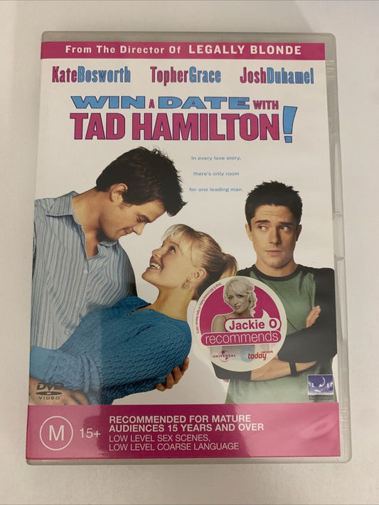 Win A Date With Tad Hamilton (DVD, 2004) Kate Bosworth, Topher Grace Region 4 &2