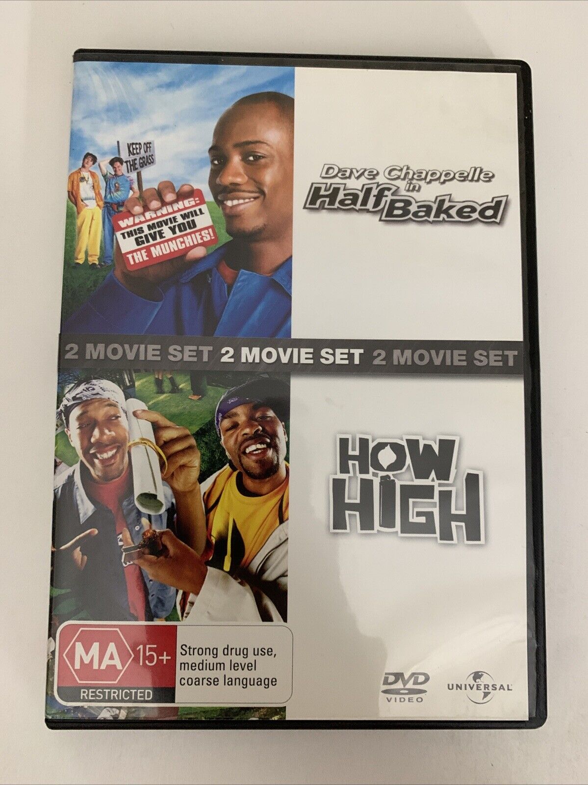 Half Baked / How High (DVD, 1998, 2-Movie Set) Dave Chappelle Region 4