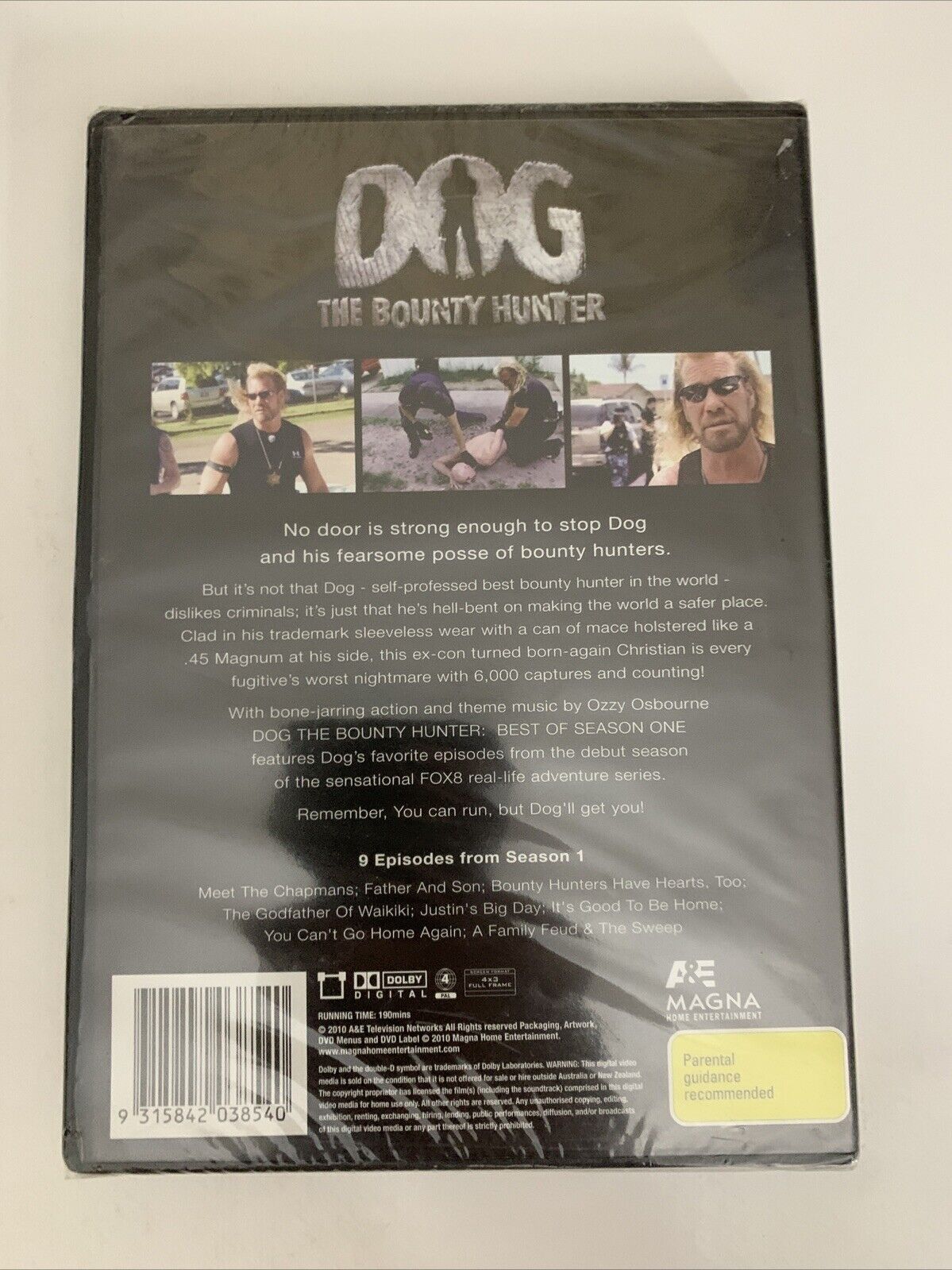 Dog the Bounty Hunter : Best of Season 1 (DVD, 2004) Region 4  NEW Sealed