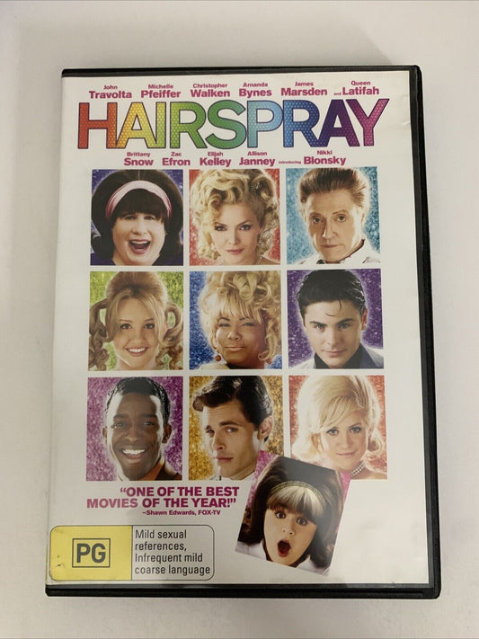Hairspray (DVD, 2007) John Travolta, Christopher Walken, Michelle Pfeiffer
