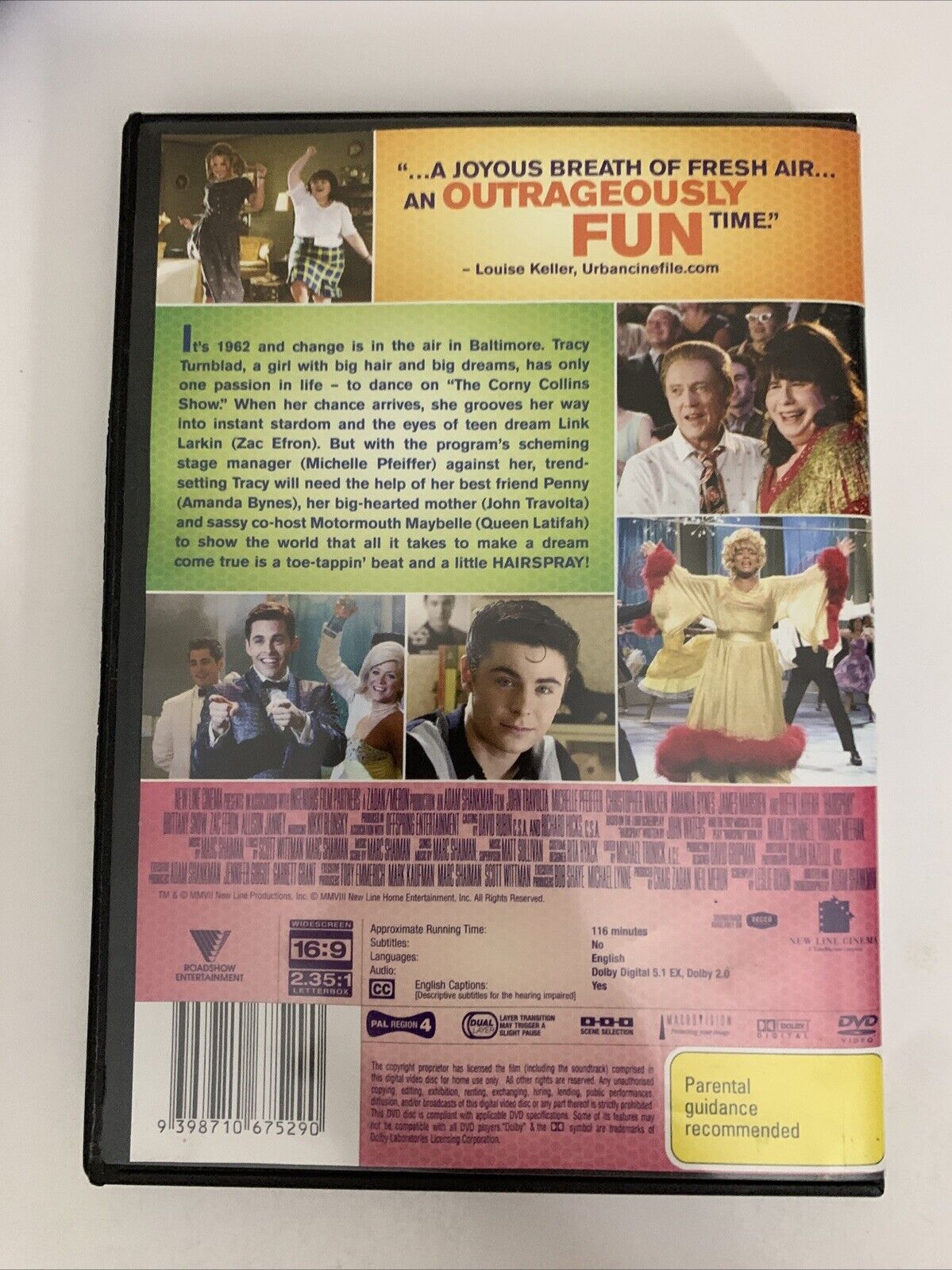 Hairspray (DVD, 2007) John Travolta, Christopher Walken, Michelle Pfeiffer