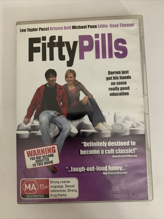 Fifty Pills (DVD, 2006) Kristen Bell, Eddie Kaye Thomas, Michael Pena  Region 4