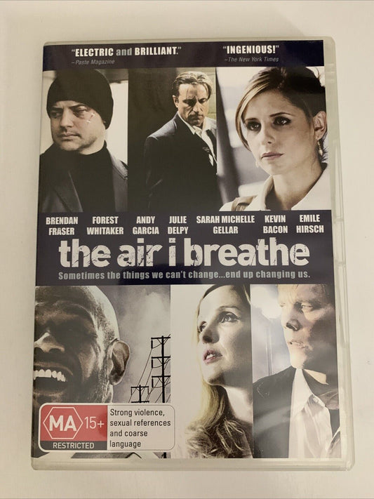 The Air I Breathe (DVD, 2007) Forest Whitaker, Kevin Bacon, Brendan Fraser Reg4