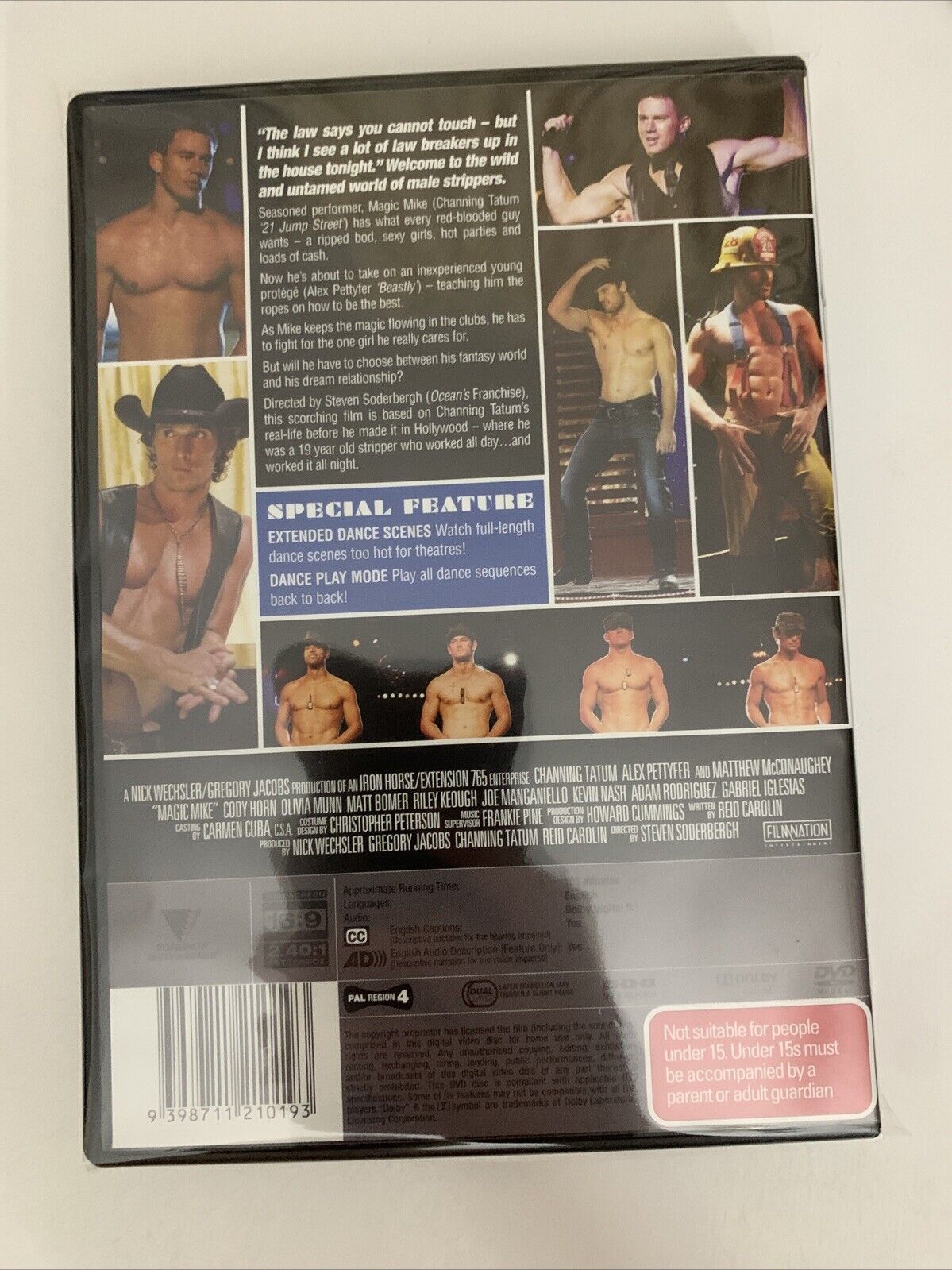 Magic Mike (DVD, 2012) Channing Tatum Region 4  NEW