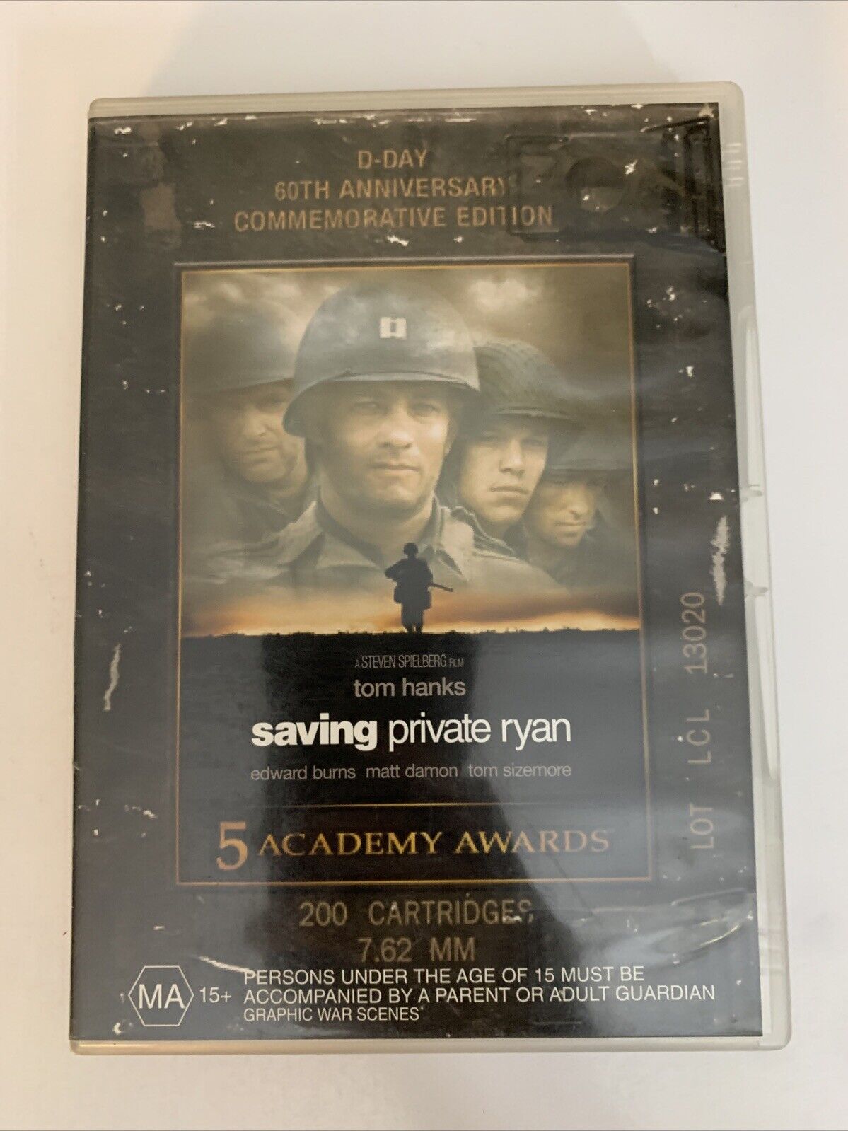 Saving Private Ryan (DVD, 1998) Tom Hanks, Matt Damon  Region 4