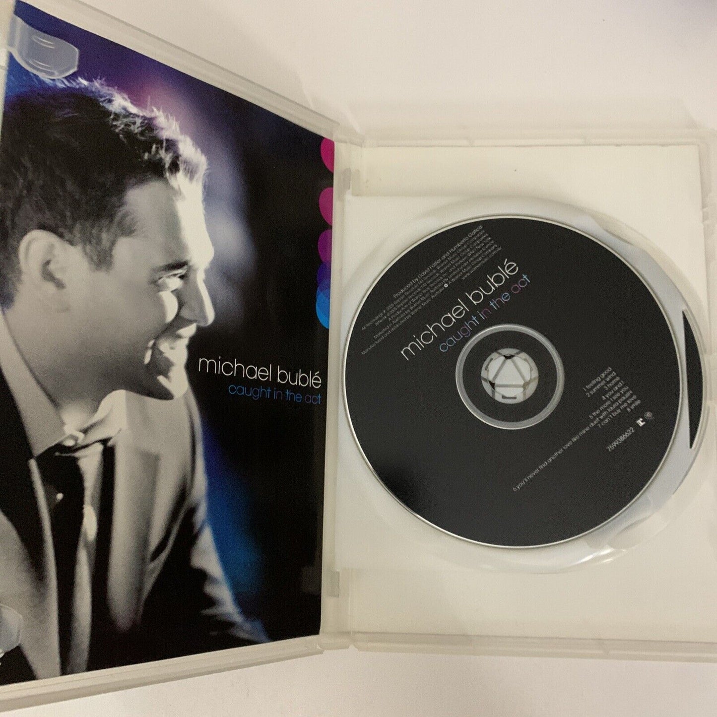 Michael Bublé Caught In The Act (DVD + CD, 2005) Region 4 &2