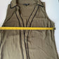 Portmans Vest Women's Shirt Sleeveless Khaki Polyester Size 8 Medium