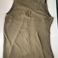 Portmans Vest Women's Shirt Sleeveless Khaki Polyester Size 8 Medium