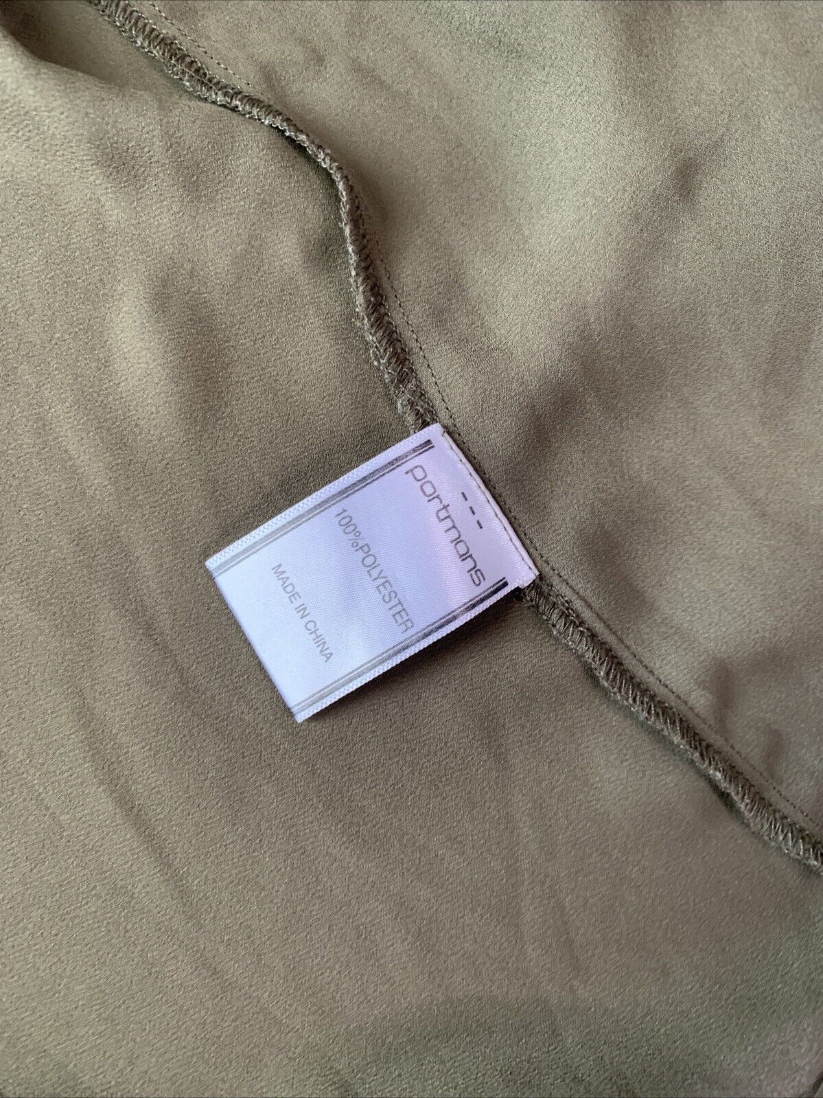 Portmans Vest Women's Shirt Sleeveless Khaki Polyester Size 8 Medium