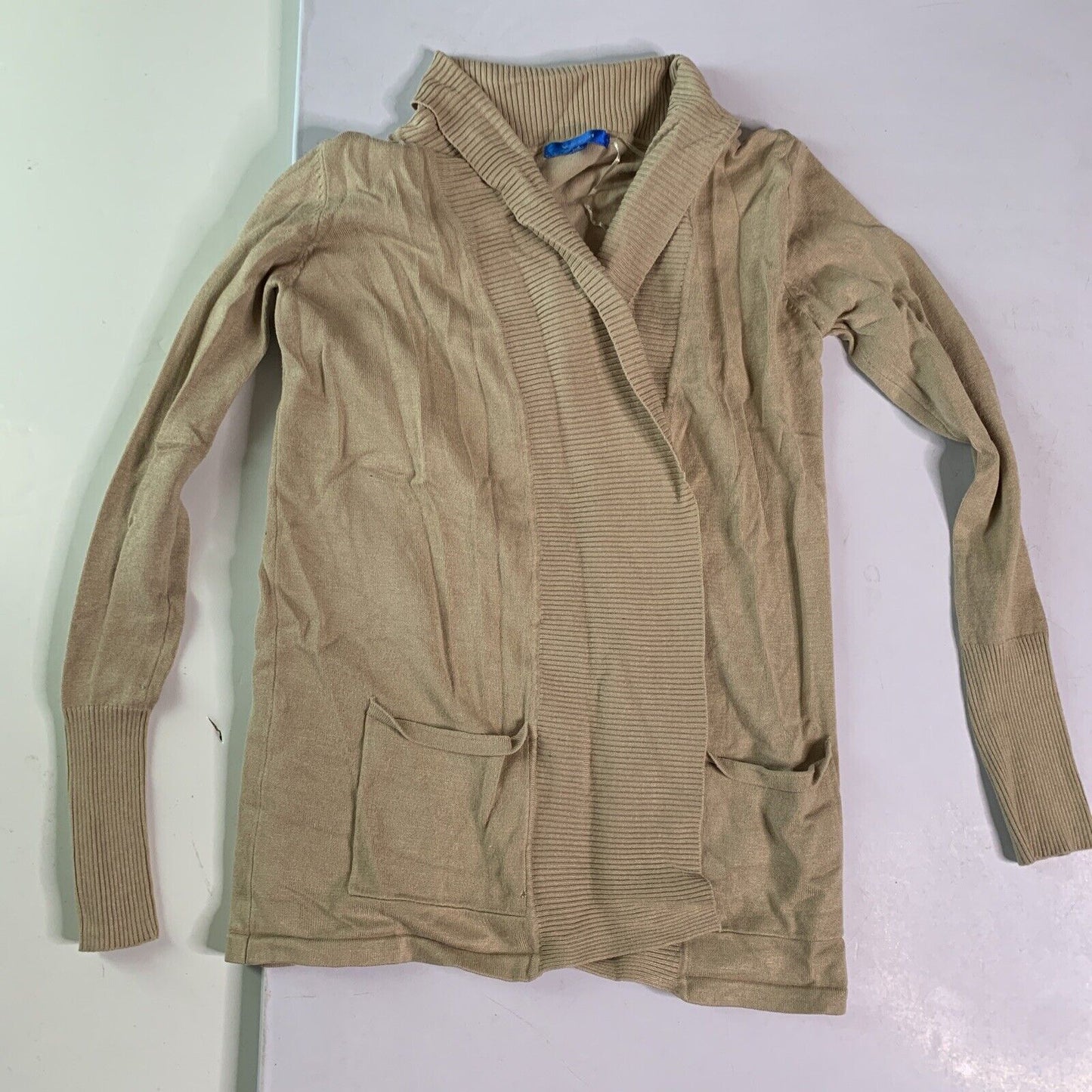 Valleygirl Beige Cardigan Top Women's Small