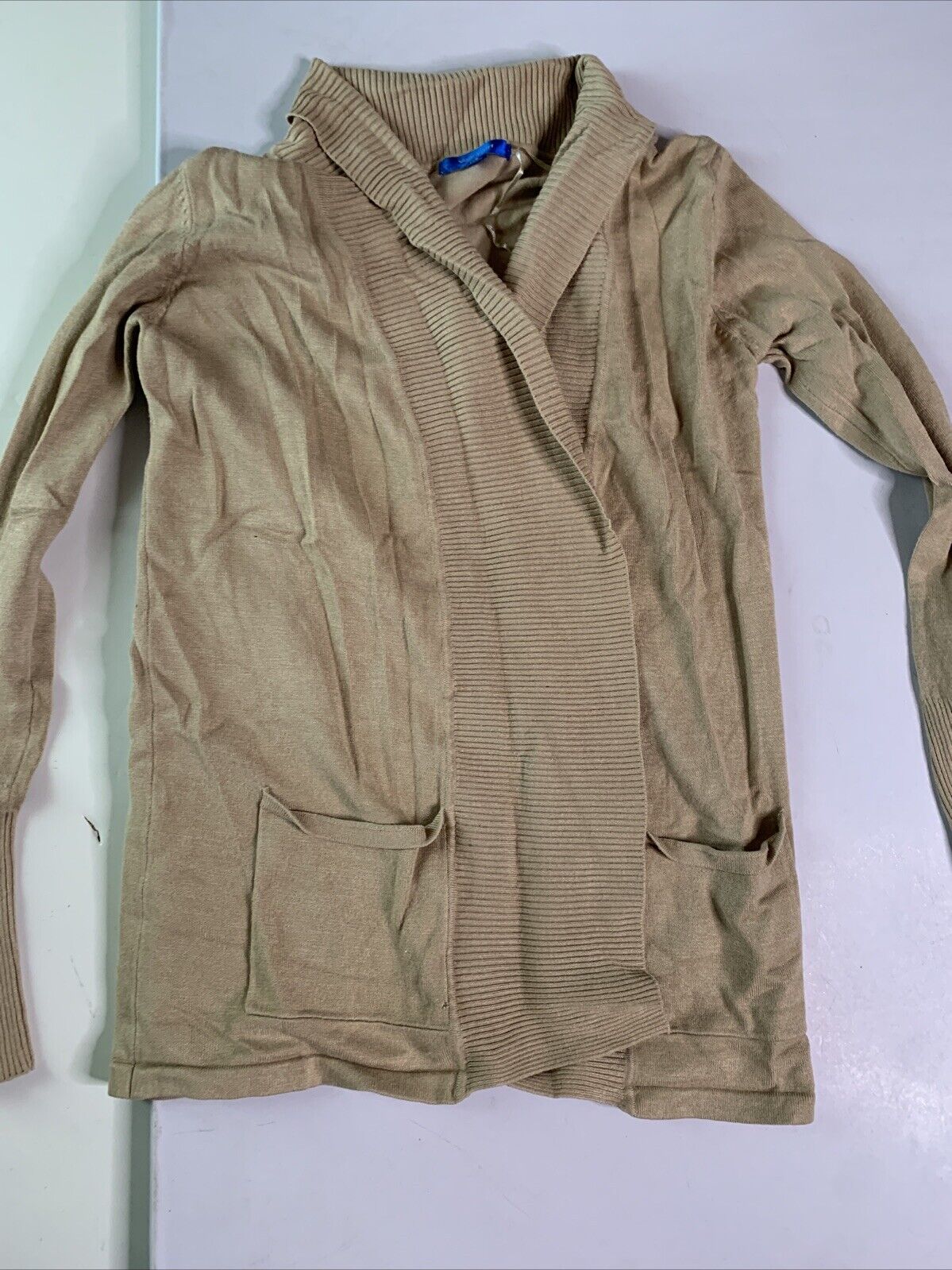 Valleygirl Beige Cardigan Top Women's Small