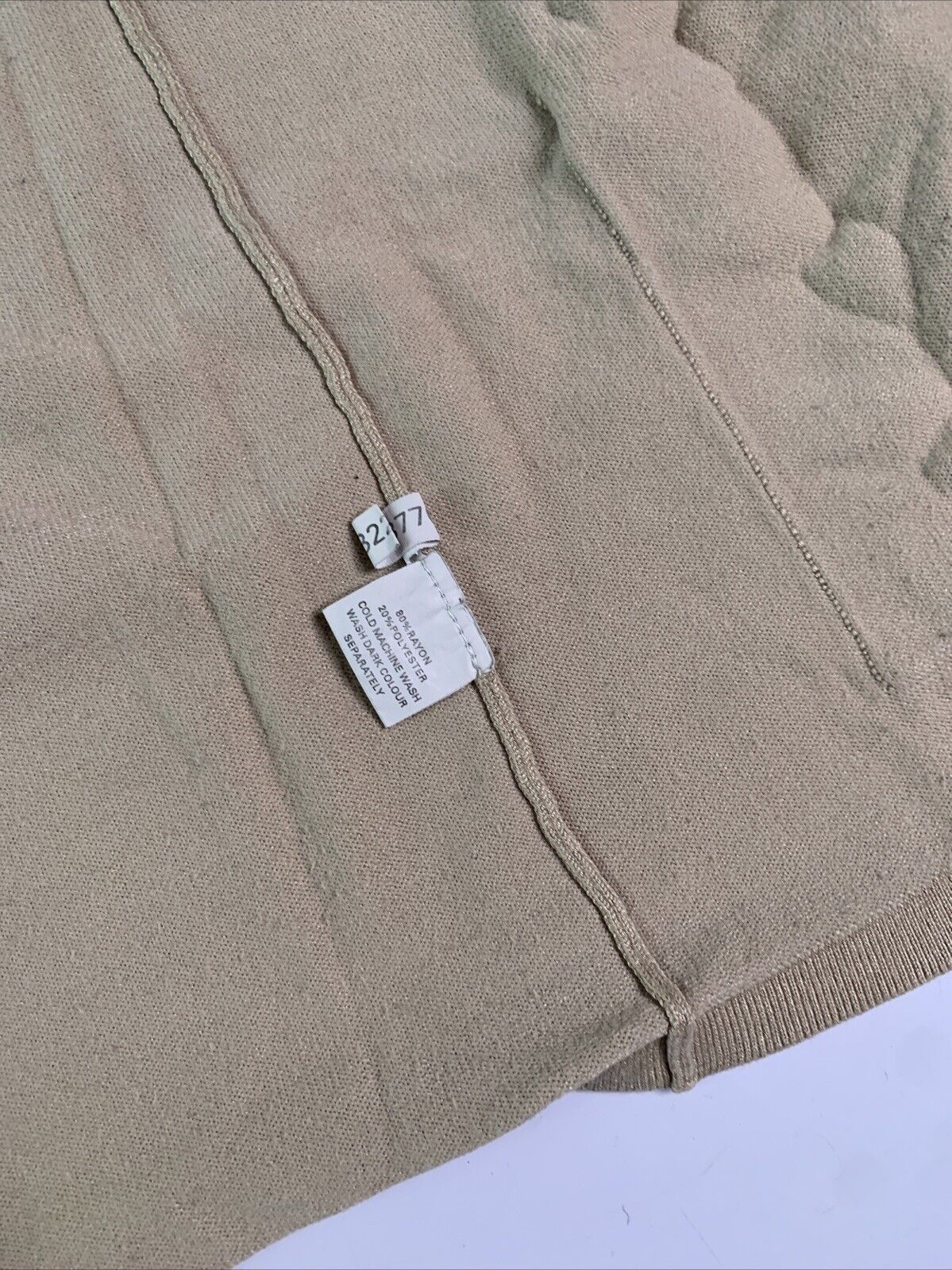 Valleygirl Beige Cardigan Top Women's Small