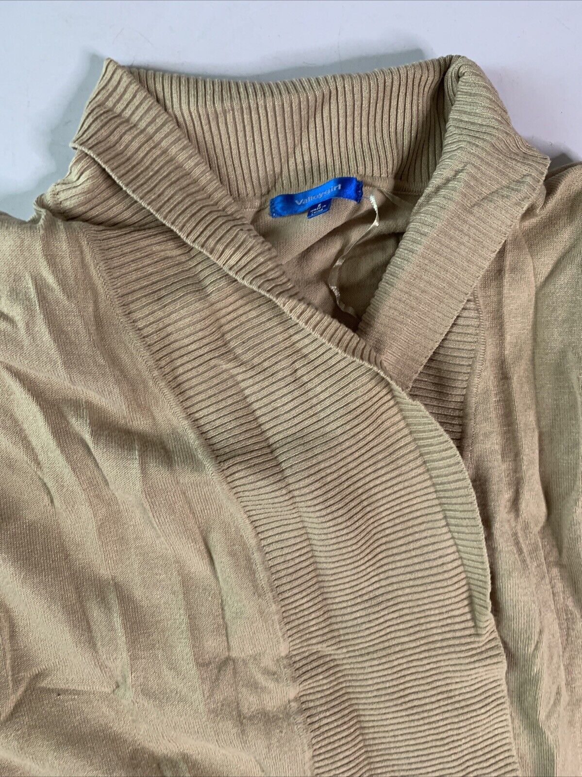 Valleygirl Beige Cardigan Top Women's Small