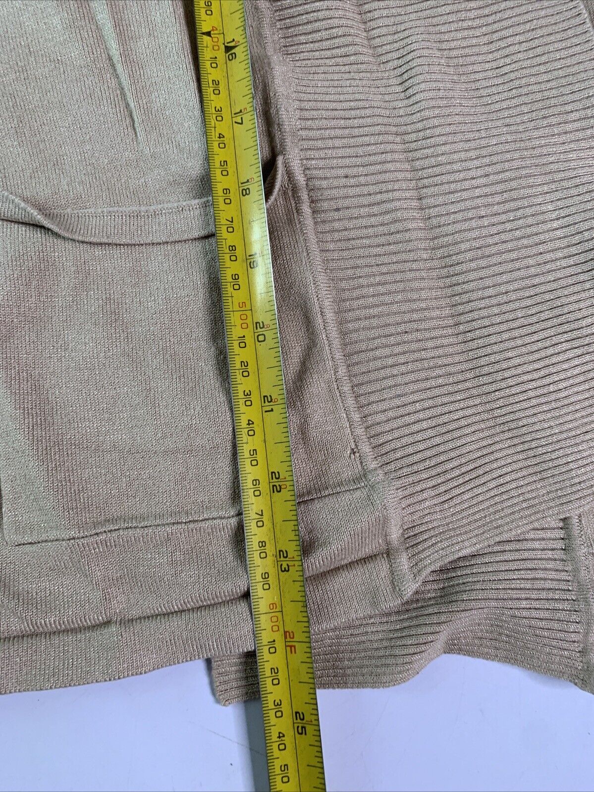 Valleygirl Beige Cardigan Top Women's Small
