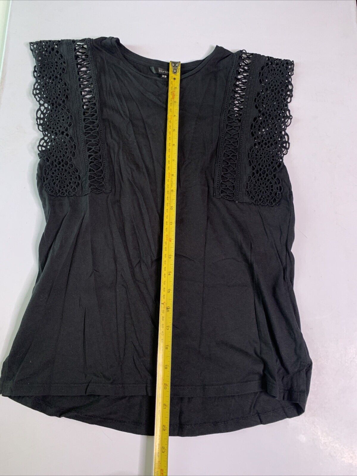 Portmans XS Black Sleeveless Top Womens