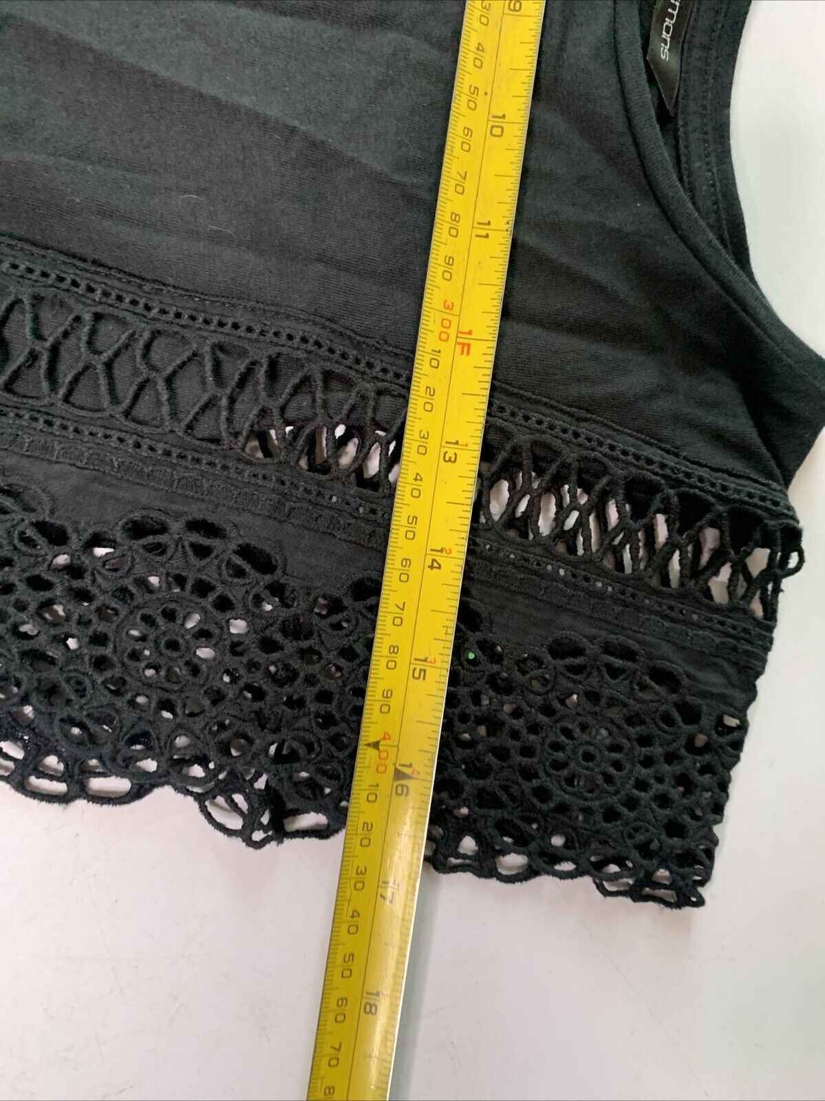 Portmans XS Black Sleeveless Top Womens