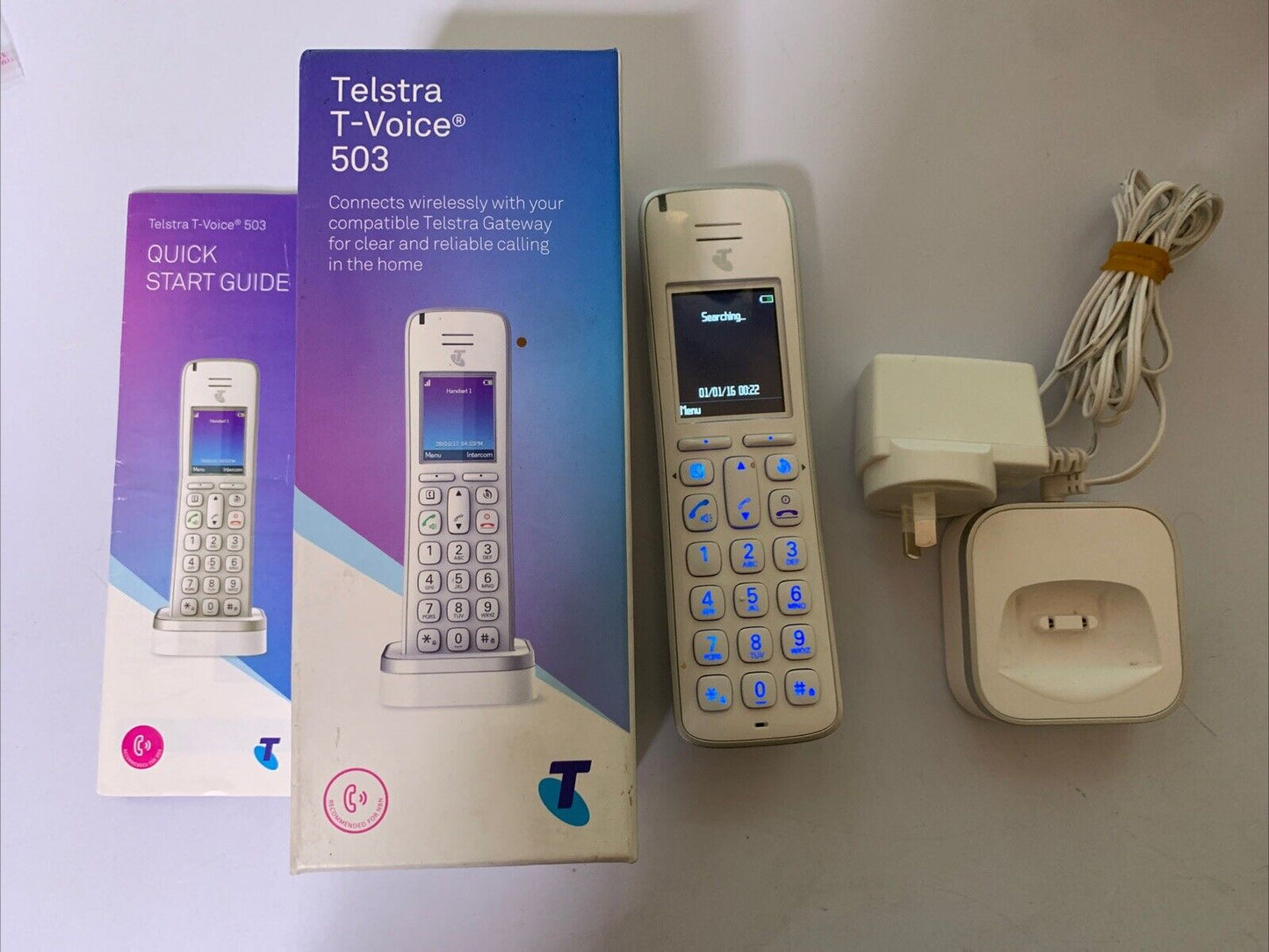Telstra T-Voice 503 Handset Wireless Home Phone Handset For NBN