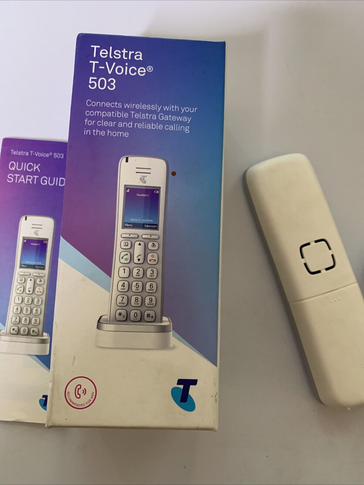 Telstra T-Voice 503 Handset Wireless Home Phone Handset For NBN