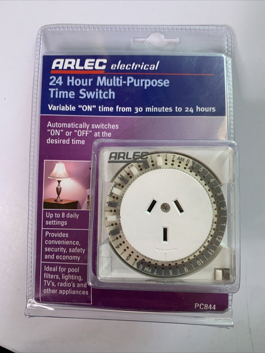 ARLEC Electrical 24 Hour Multipurpose Time Switch Timer NEW